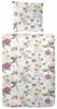 Primera Mako-Satin Bettwäsche 135x200 Blumen Magnolien weiß grün pink 243220-21 Bild 4