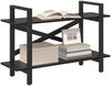vidaXL Bücherregal Schwarz Eichen-Optik 100 x 33,5 x 64 cm 883952 Bild 3