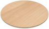 Dekor Spanplatte 28mm Tischplatte rund melaminharzbeschichtet Buche mit ABS Kante Umleimer - Größe 80 x 80 cm - Höhe 2,8 cm - Farbe Buche Hell Bild 3