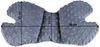 BabyLux Kinder-Sitzauflage BABYLUX Kinderwagen SITZAUFLAGE Kissen Gurtschoner f. Buggy Autoschale, 2. Weiß + Maroko 2 Tlg Sitzauflage + Kissen Bild 4