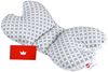 BabyLux Kinder-Sitzauflage BABYLUX Kinderwagen SITZAUFLAGE Kissen Gurtschoner f. Buggy Autoschale, 2. Weiß + Maroko 2 Tlg Sitzauflage + Kissen Bild 2