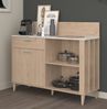 Küchenbuffet >Gala 12< in Jackson Eiche Dekor / Beton-Optik - 120x100x41 (BxHxT) Bild 3