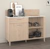 Küchenbuffet >Gala 12< in Jackson Eiche Dekor / Beton-Optik - 120x100x41 (BxHxT) Bild 2