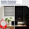 Doppelrollo Doppelrollo Klemmfix ohne Bohren, Blumtal, Klemmfix, individuell einstellbare Rollos Bild 2