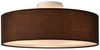 Deckenleuchte Omaha 3x E27 ø45x12 cm Organza Braun lux. pro Bild 3