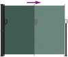 vidaXL Seitenmarkise Ausziehbar Dunkelgrün 160x600 cm 4004530 Bild 5