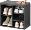 Kleiner Schuhschrank mit Sitzkissen - Grau Bild 3