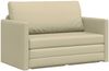vidaXL Schlafsofa Creme 124 x 71 x 78 cm Kunstleder 4106709 Bild 2
