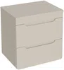 Vente-unique - ARUBA Waschbeckenmöbel Holz, Platte Beige - B 46 cm x H 59 cm x L 60 cm Bild 3