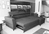AX LIVING Ecksofa klein mit Schlaffunktion Ribella – 265 cm breit, Bernstein Rechts Bild 4