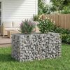 vidaXL Gabionen Hochbeet Silber 42033321 Bild 5