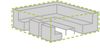 Perel Wetterfeste Schutzhülle für Garten Lounge Set, Polypropylen grau, 260 x 200 x 80 cm Bild 3