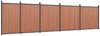 vidaXL Zaunelement Braun 872x186 cm WPC 3282802 Bild 2