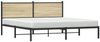 vidaXL Metallbett ohne Matratze Sonoma-Eiche 160x200 cm 4007719 Bild 4