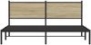 vidaXL Metallbett ohne Matratze Sonoma-Eiche 160x200 cm 4007719 Bild 5