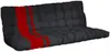 Vente-unique - MODULO Bett Metall SchwarzRot - B 96 cm x H 170 cm x L 198 cm Bild 4