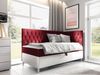 Boxspringbett 'Lenda Junior 3' rot 90x200 cm Rechts Bild 2