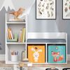 Kindersitzbank Luigi Weiß 107.2 x 88.6 cm mit 2 Faltboxen opt. 1 Vicco Bild 5