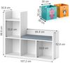 Kindersitzbank Luigi Weiß 107.2 x 88.6 cm mit 2 Faltboxen opt. 1 Vicco Bild 3