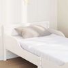 vidaXL Bettrahmen mit ausziehbarem Matratze Weiß 80 x 200 cm 3385944 Bild 4
