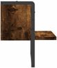 vidaXL Wandregal mit Stange Räuchereiche 30x25x30 cm 836280 Bild 5