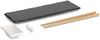 ZELLER 24527 Sushi-Set, 4-tlg, Schiefer/Keramik/Bambus, ca. 30 x 10 x 0,7 cm Bild 2