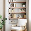vidaXL Wandregal Hellbraun 80x30x(2-4) cm Massivholz Eiche Behandelt 363663 Bild 3