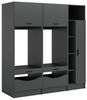 welltime Badmöbel-Set FALAS, TOPSELLER!, 3-teilig, Hauswirtschaftsraum Set, Breite 182 cm, (Set, 3-St, bestehend aus: 2x Waschmaschinenumbauschrank & 1x Mehrzweckschrank), Kombination, Waschmaschinenumbau, Waschmaschinenschrank, Wäschekammer Bild 4