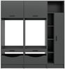 welltime Badmöbel-Set FALAS, TOPSELLER!, 3-teilig, Hauswirtschaftsraum Set, Breite 182 cm, (Set, 3-St, bestehend aus: 2x Waschmaschinenumbauschrank & 1x Mehrzweckschrank), Kombination, Waschmaschinenumbau, Waschmaschinenschrank, Wäschekammer Bild 2