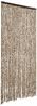 vidaXL Fliegenvorhang Beige und Braun 100x230 cm Chenille 377390 Bild 2