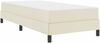 vidaXL Bettrahmen mit Matratze Creme 100 x 200 cm Stoff 3398615 Bild 4