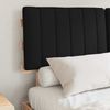 vidaXL Bettgestell mit gepolstertem Kopfteil Schwarz 140 x 200 cm 877486 Bild 3