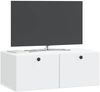 vidaXL Wandmontierter TV-Schrank 78,5 x 41 x 30 cm Weiß Holzwerkstoff 899195 Bild 3