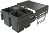Naber 8013317 Abfallsammler Cox® Base 360 S/600-4 mit Biodeckel, anthrazit / 60 cm Schrankbreite Bild 3