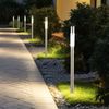 9er Set LED Edelstahl Solar Steckleuchten Bild 4