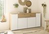 Sideboard Brenda / BZ 5110, Holzwerkstoff, Weiß, Holzfarben, 177 x 85 x 37 cm Bild 4