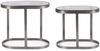 Beistelltisch Zayla 2er-Set aus Metall Oval Bild 2