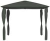 vidaXL Pavillon mit Pfostenabdeckungen 3x3x2,6 m Anthrazit 160 g/m² 313607 Bild 4