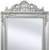 vidaXL Standspiegel im Barock-Stil 160x40 cm Silbern 243693 Bild 2