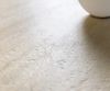 Lowboard Cuor 180 cm Keramik Laminam® Travertino Bianco Creme-Weiß 1 Klappe 2 Schubfächer Fuß Schwebeoptik Acrylglas Bild 5