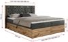 Boxspringbett mit Kopfteil und Topper, Polsterbett - NESSI - 120 x 200 cm - Dunkelgrau Velvet - H3 - Topper T25 Bild 5
