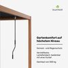 Blumfeldt Pergola 3x3 m - Verstellbares Lamellendach, UV-Schutz, Aluminium-Rahmen, Rostfrei, Wetterfest, Ideal Für Terrasse & Garten, Ganzjährig Nutzbar Bild 3