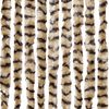 vidaXL Fliegenvorhang Beige und Braun 56x200 cm Chenille 377387 Bild 5