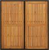 vidaXL Gartentisch Schwarz 109x107x74cm Poly Rattan Massivholz Akazie 316790 Bild 4