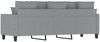 vidaXL 3-Sitzer-Sofa Hellgrau 180 cm Stoff 359275 Bild 5