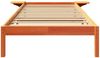 vidaXL Bettrahmen Wachsbraun 100 x 200 cm Massives Kiefernholz 873204 Bild 5