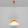 Licht-Erlebnisse Pendelleuchte ADANIA, ohne Leuchtmittel, Hängeleuchte Esstisch Orange Weiß Retro Hängelampe Bild 2