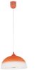 Licht-Erlebnisse Pendelleuchte ADANIA, ohne Leuchtmittel, Hängeleuchte Esstisch Orange Weiß Retro Hängelampe Bild 3