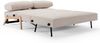 Schlafsofa - Cubed Deluxe 160 - Blida Leinen Sandgrau (612) Bild 3