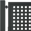 vidaXL Gartentor Anthrazit 100x150 cm Stahl 154562 Bild 5